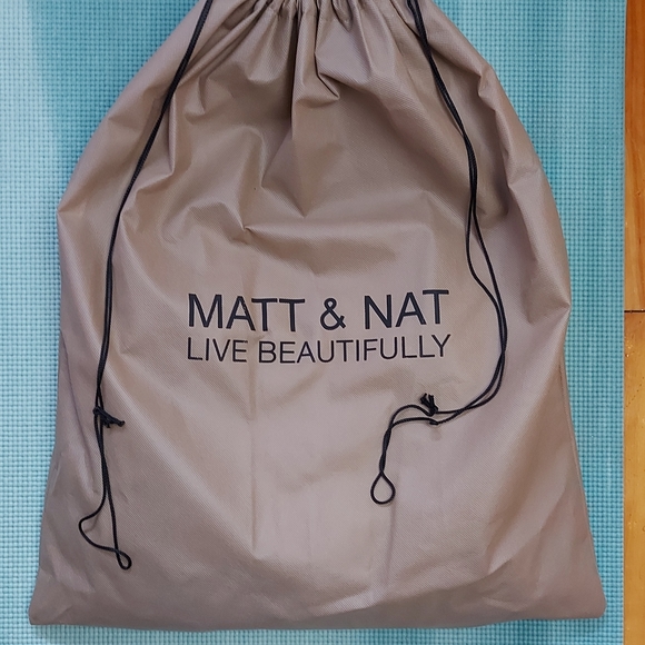 Matt & Nat Leather Suede Mens Study Messenger Bag - Picture 8 of 8
